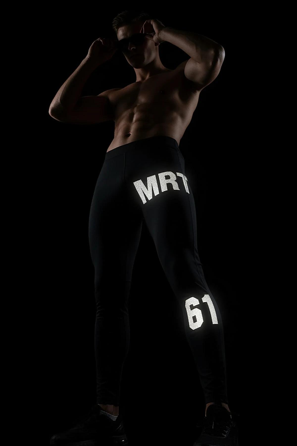Mens Black Joggers Reflect