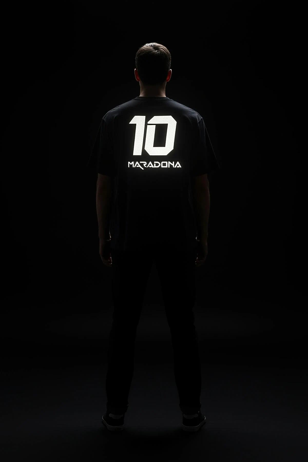 Reflective grey top with number 1