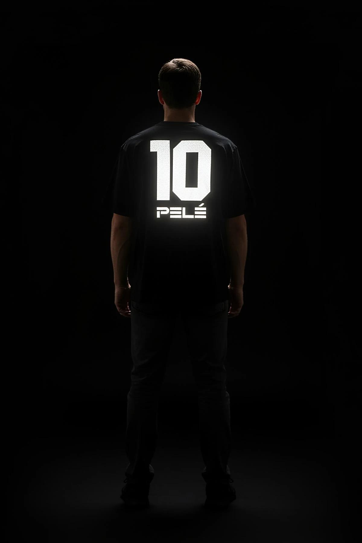 Reflective grey t-shirt with