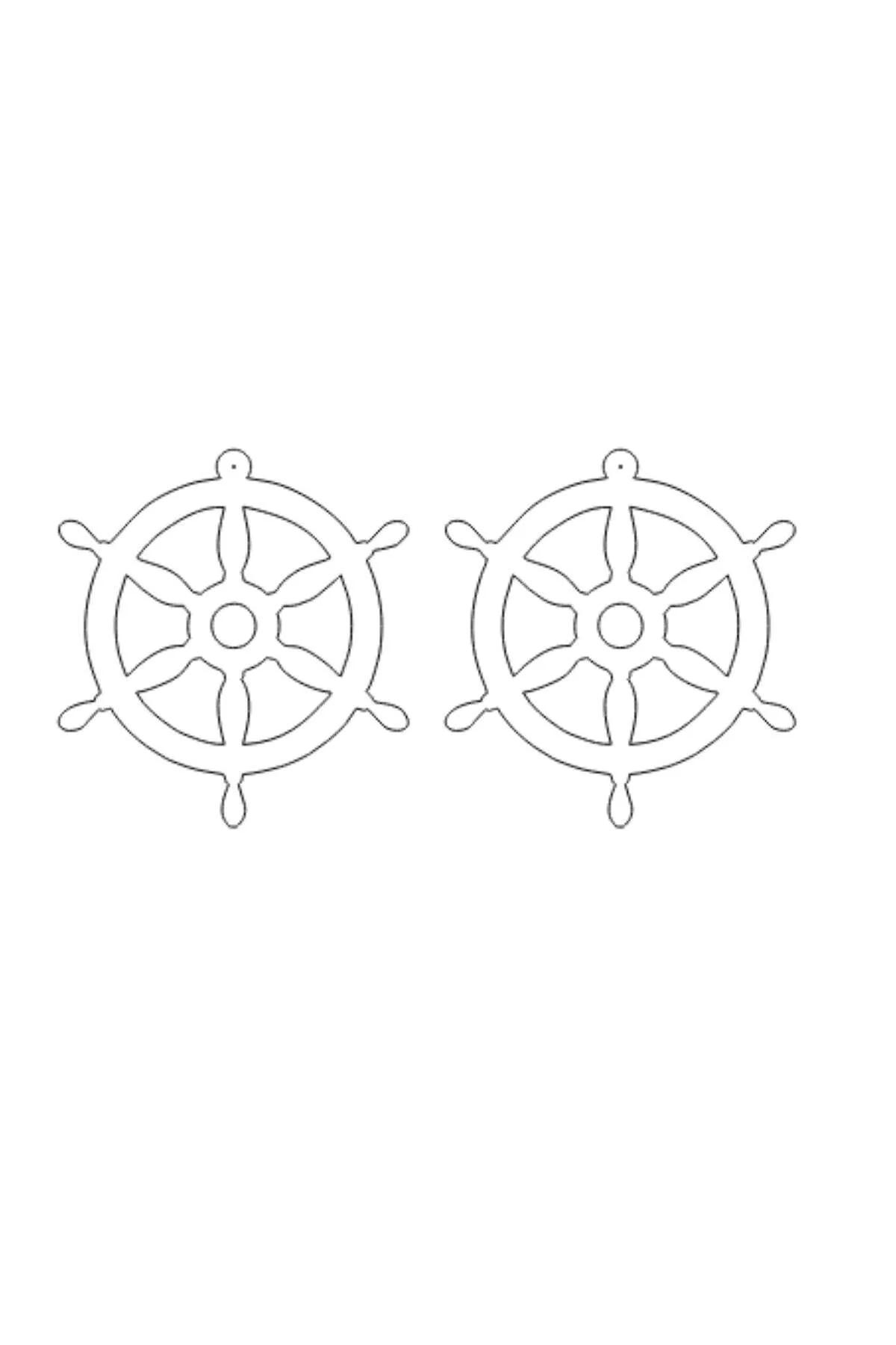 Reflective Rudder Earrings for Night Visibility & Style