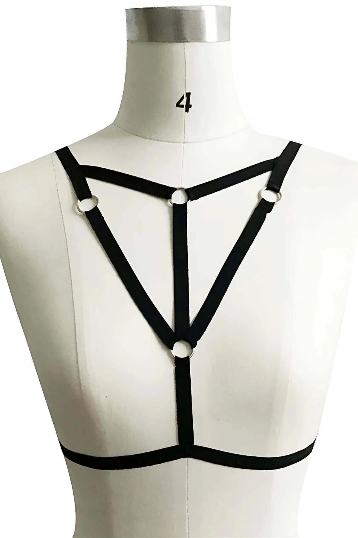 Body Harness Adjustable Strappy Cage Lingerie Accessory