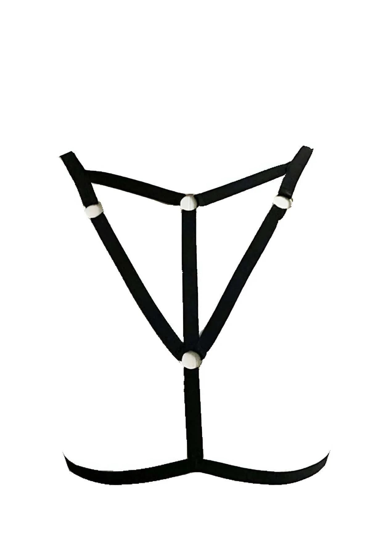 Body Harness Adjustable Strappy Cage Lingerie Accessory