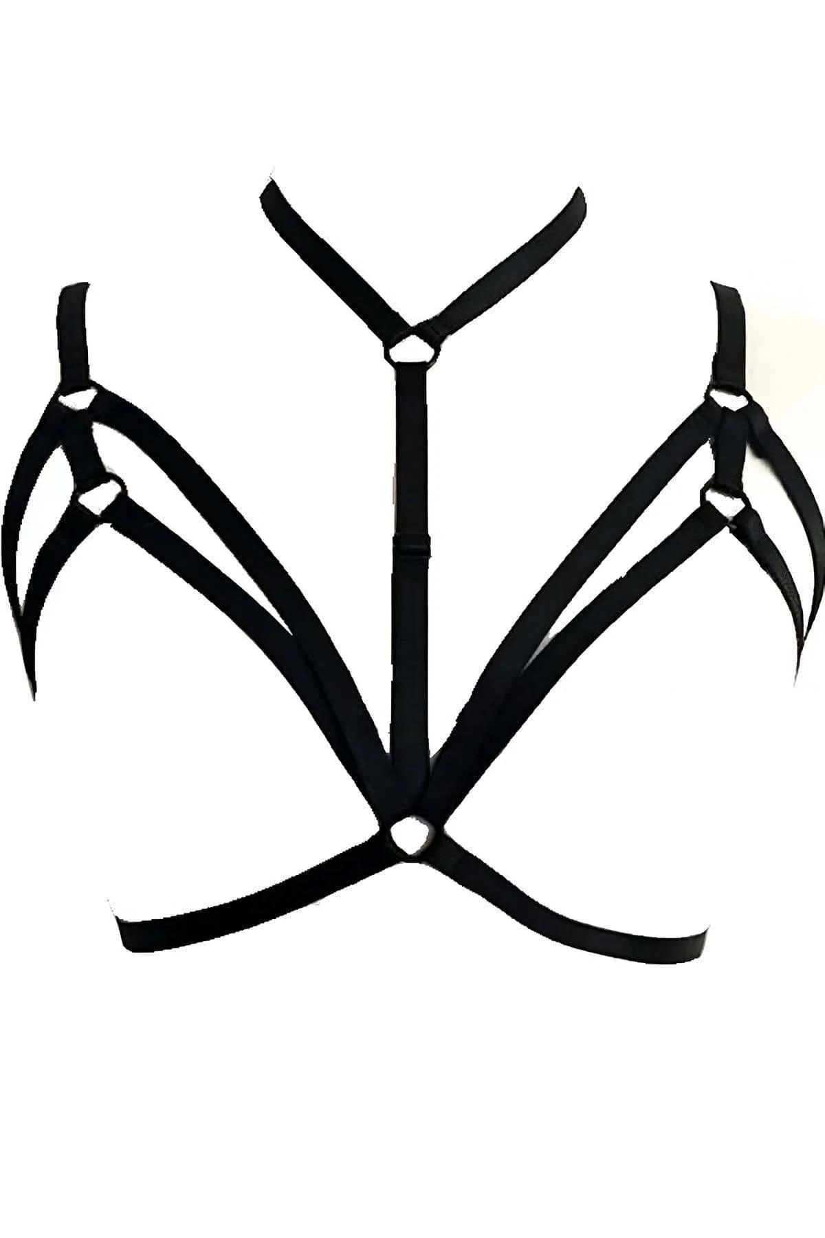 Adjustable Chest Harness Strap Body Accessory Choker Design