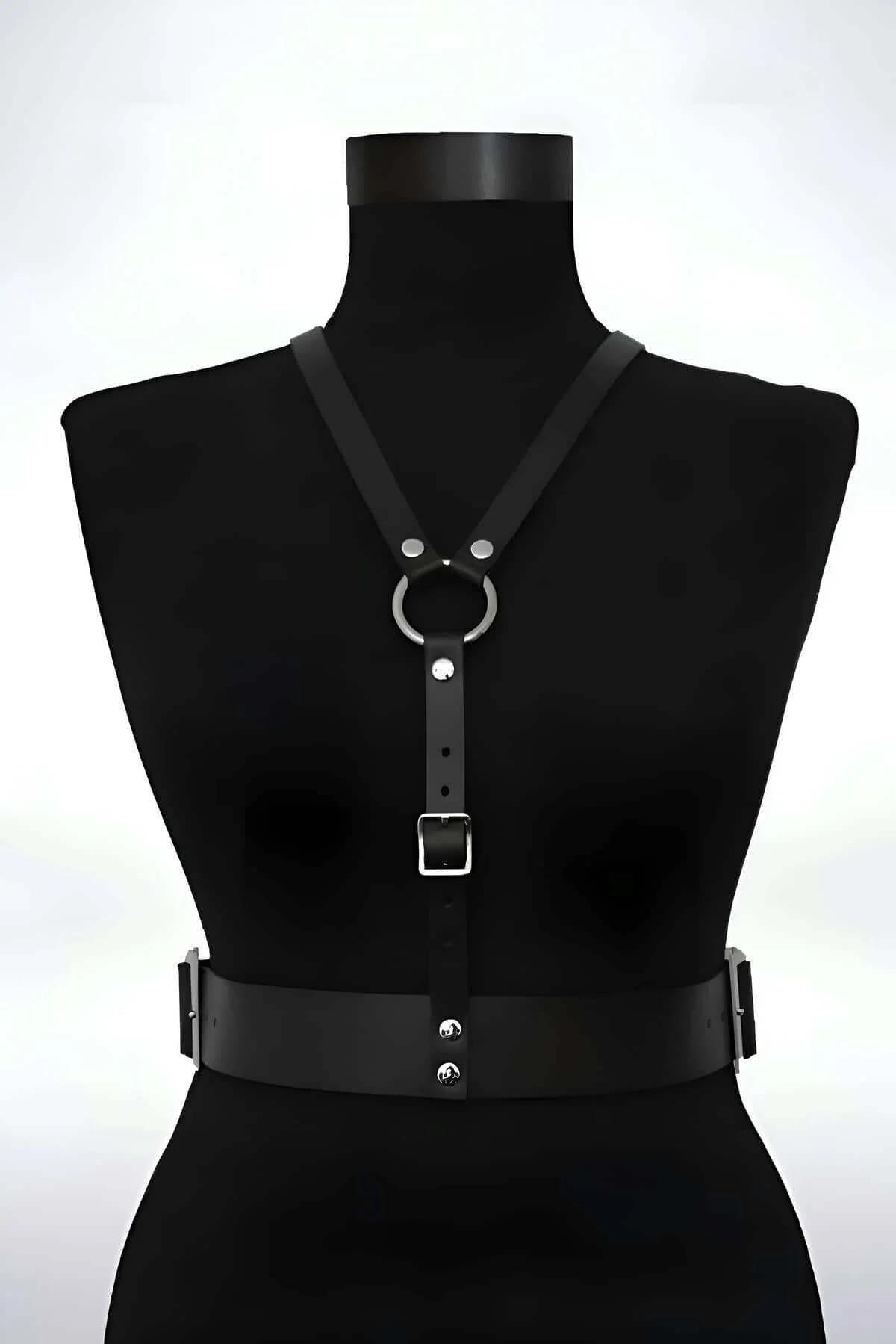 Women's Harness Belt: Adjustable Leather Fashion Accessory