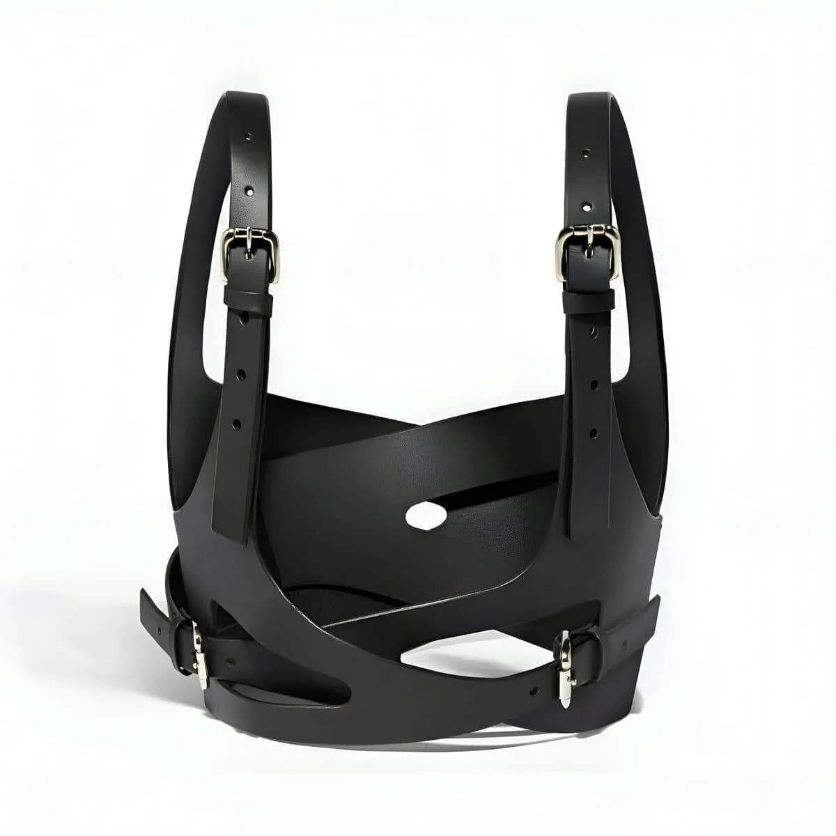 Leather Bra Top - Fashion Criss-Cross Chest Harness