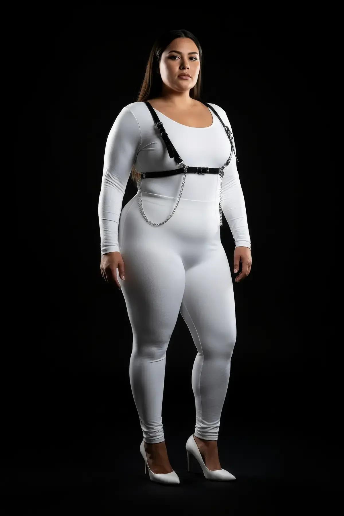 Adjustable Chest Harness with Detachable Waist Chain