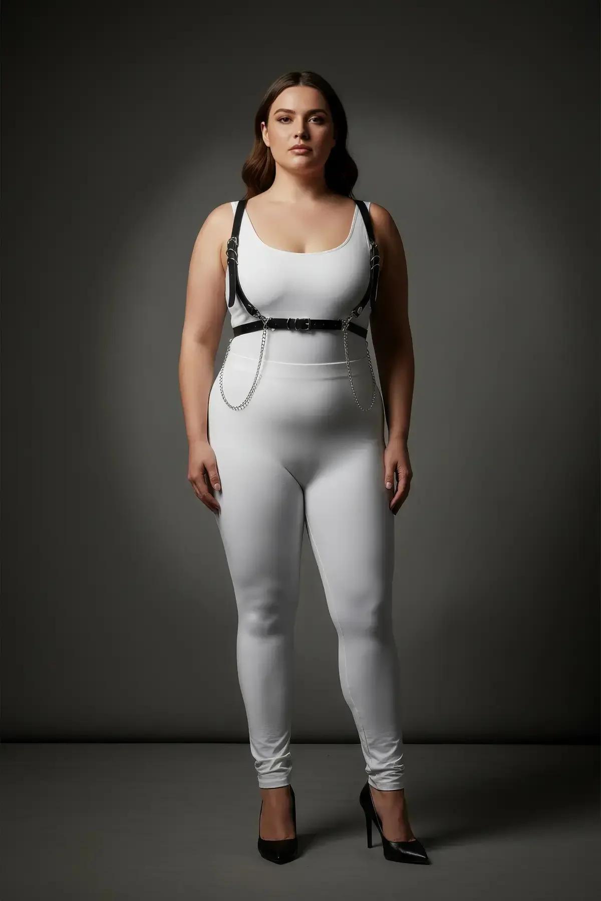 Adjustable Chest Harness with Detachable Waist Chain