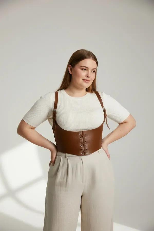 Underbust Corset Harness with Shoulder Straps