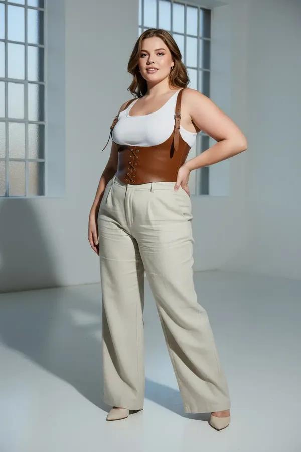 Underbust Corset Harness with Shoulder Straps