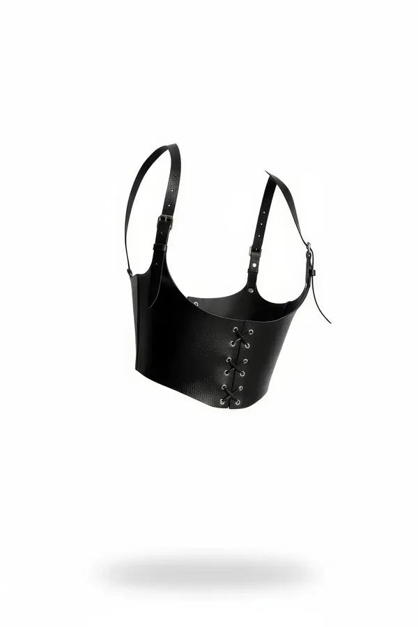 Underbust Harness with Front Corset Lacing & Shoulder Straps