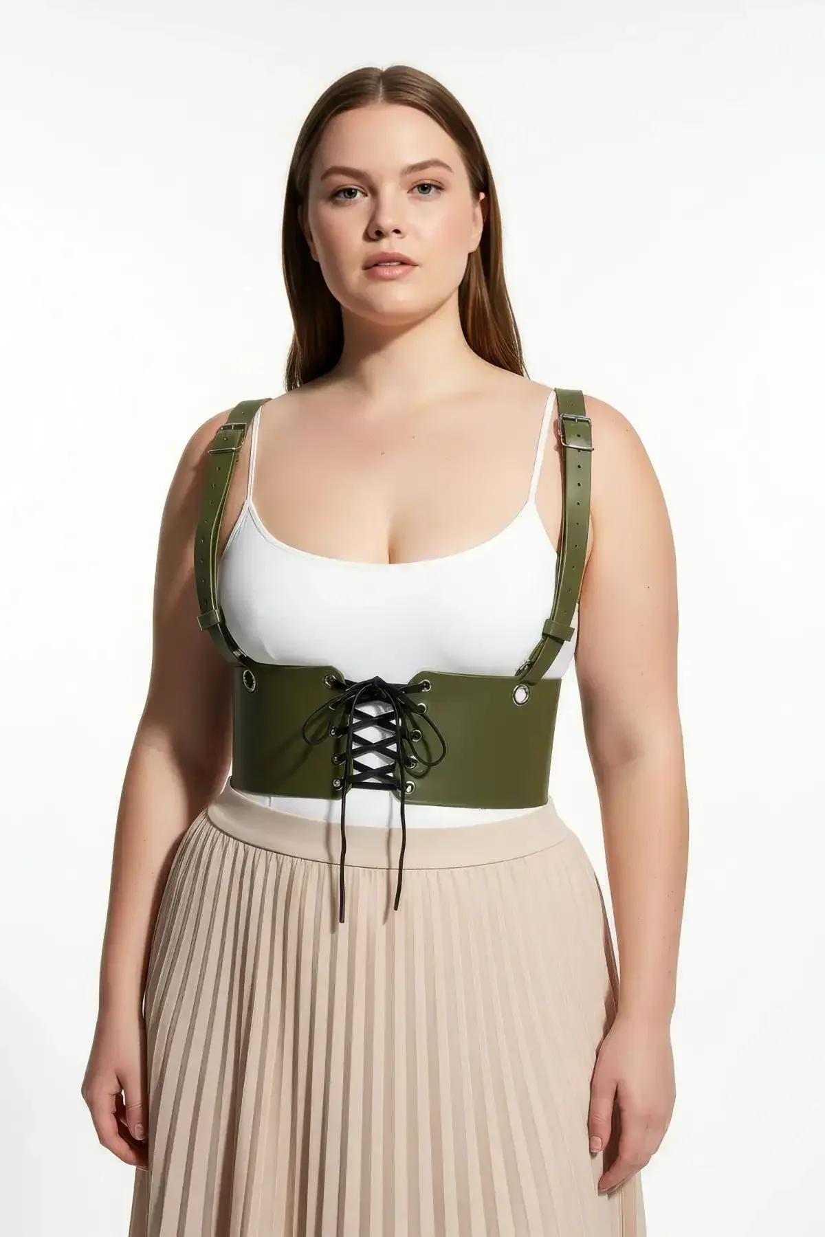 Underbust Corset Harness with Shoulder Straps