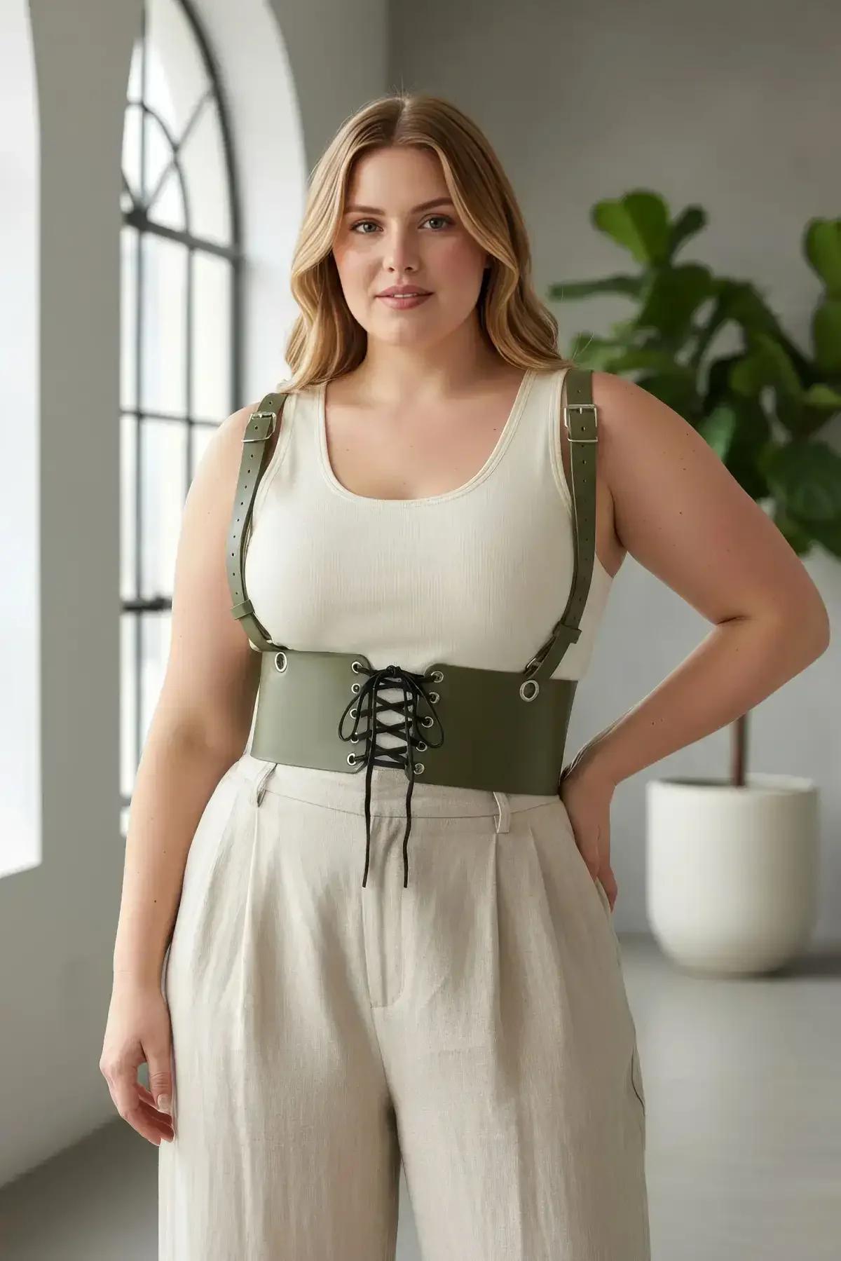 Underbust Corset Harness with Shoulder Straps