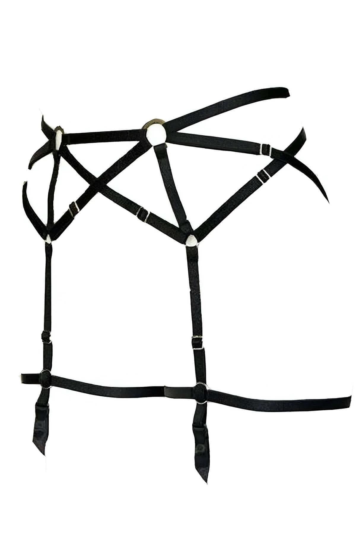 Garter Harness Lingerie | Adjustable Body Cage Thigh Straps