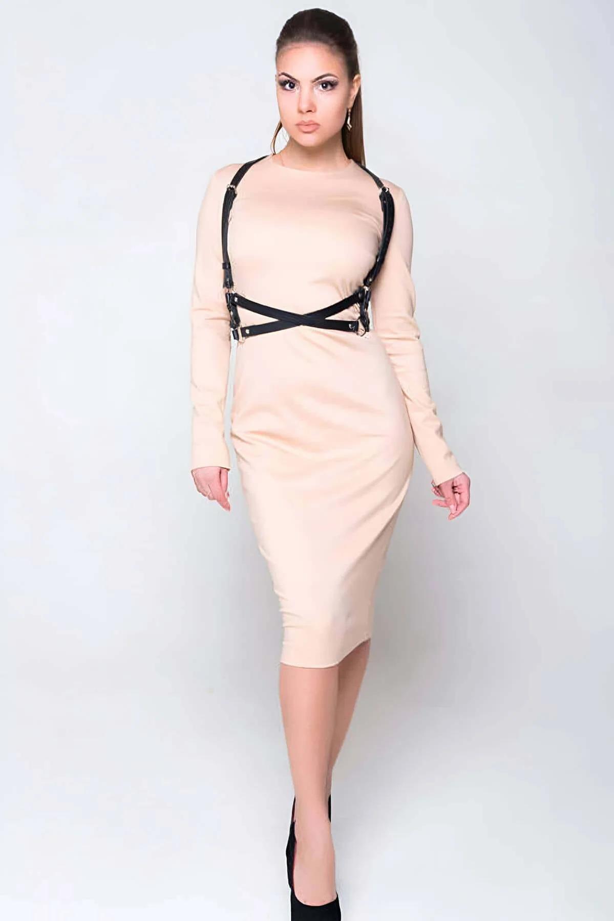 Women's Fashion Harness | Adjustable Faux Leather Chest