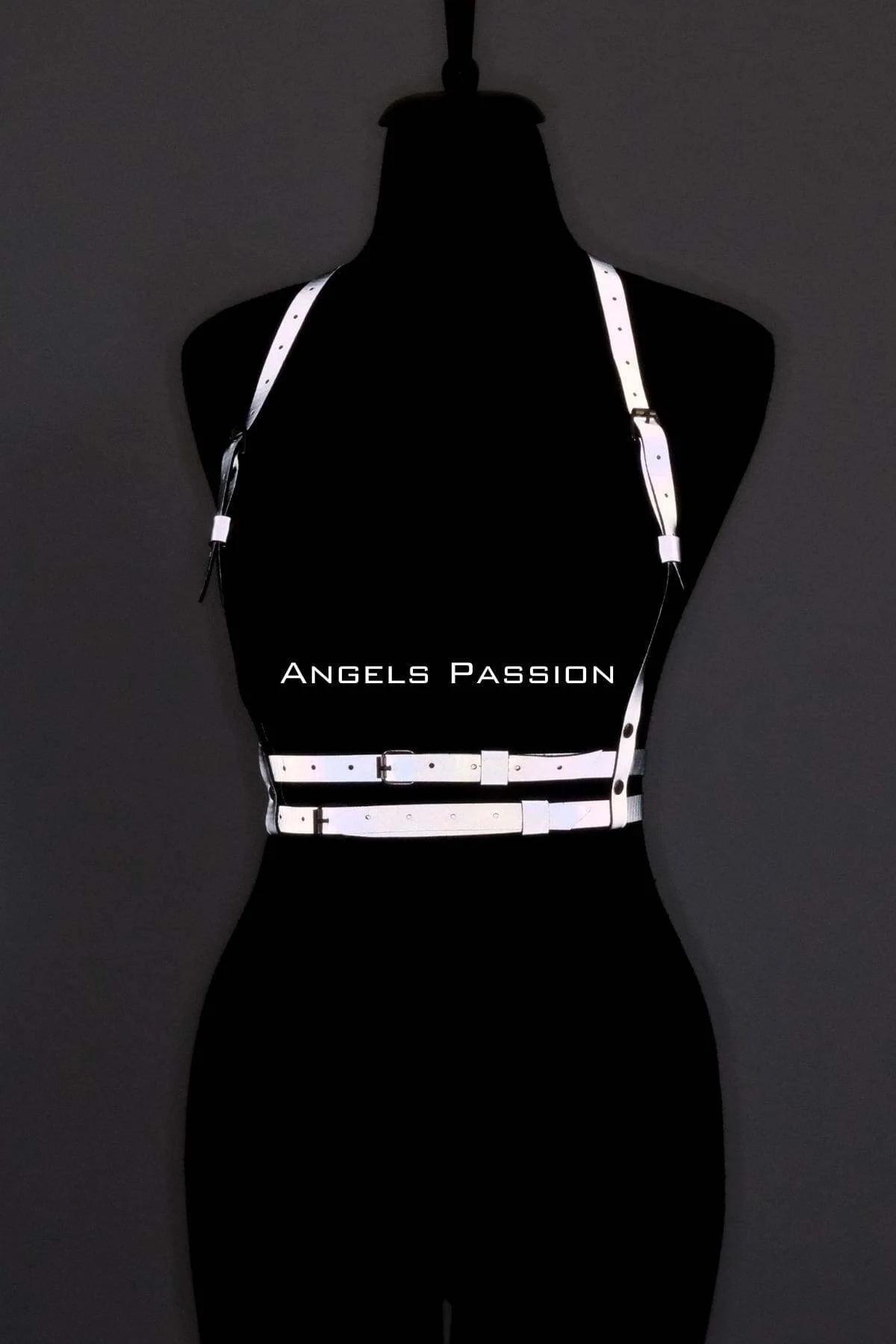 Reflective Chest Harness Women - Adjustable Fashion Accessory
