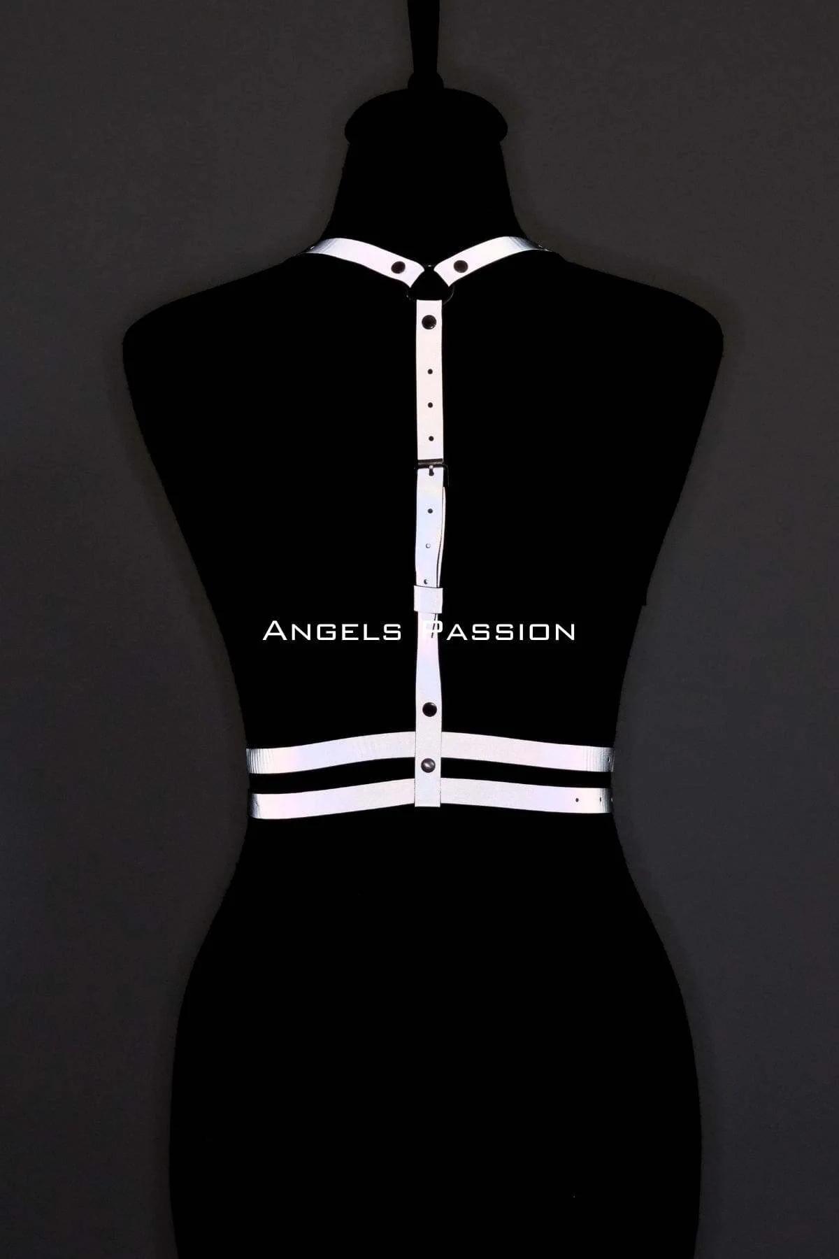 Reflective Chest Harness Women - Adjustable Fashion Accessory