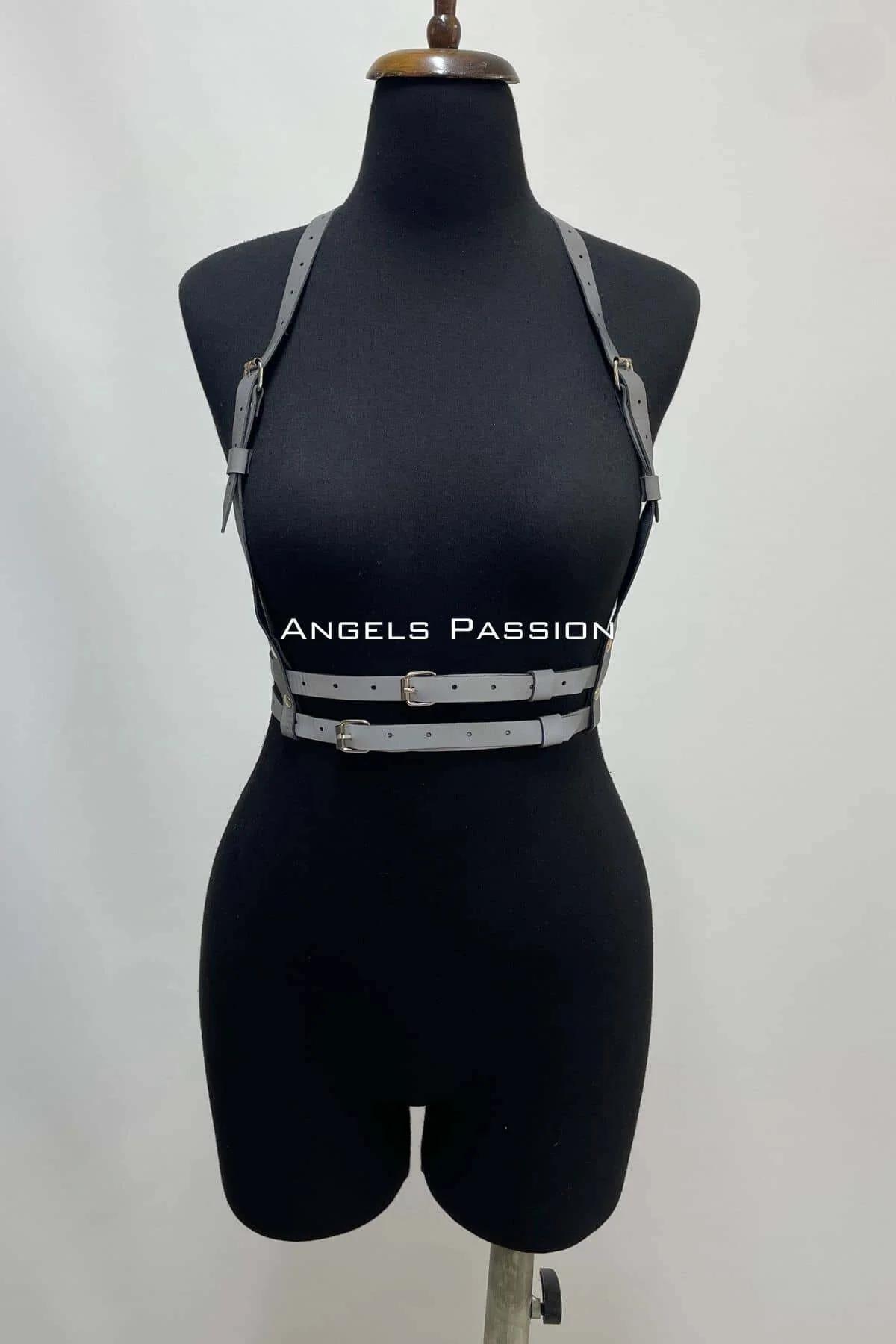 Reflective Chest Harness Women - Adjustable Fashion Accessory