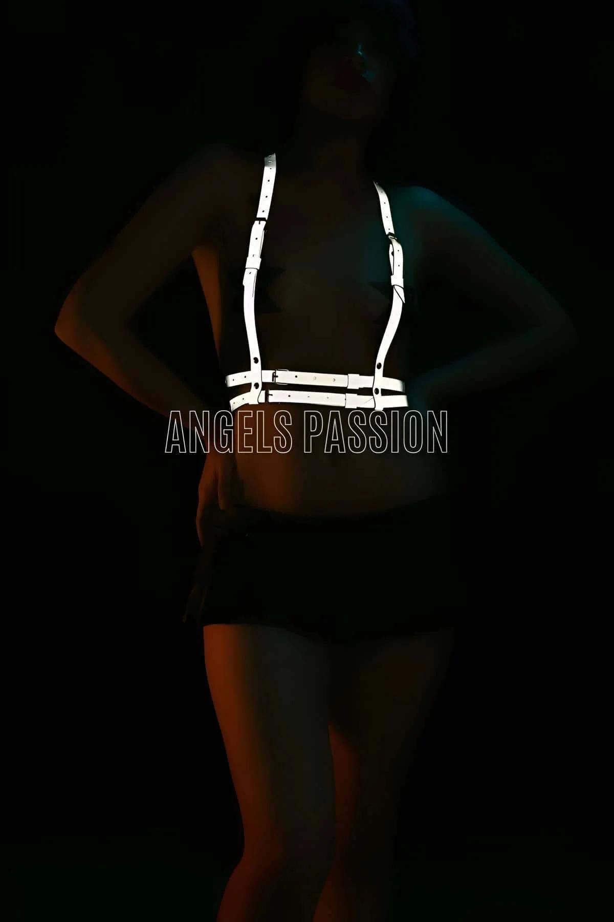 Reflective Body Harness Adjustable for Night Events & Fashion