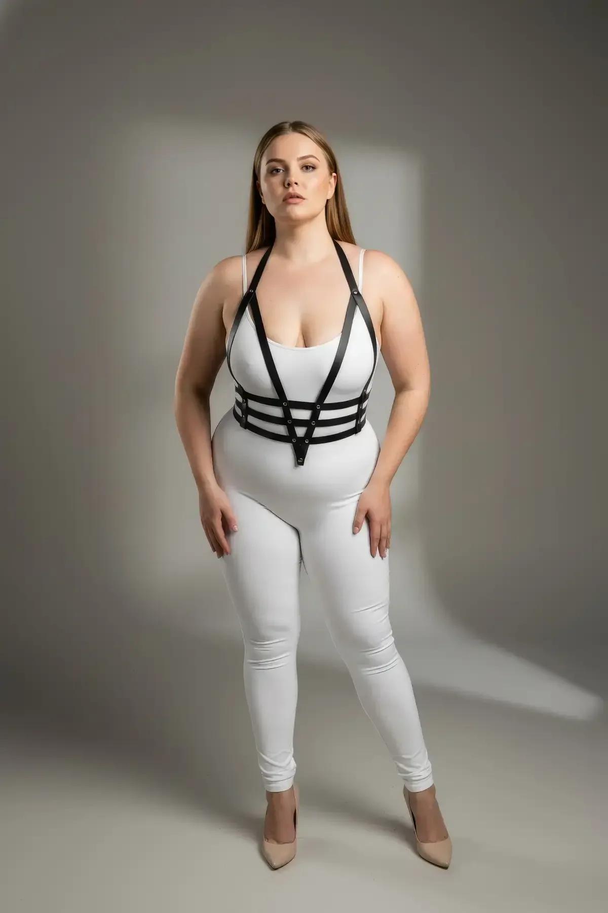 Strappy Vegan Leather Body Harness
