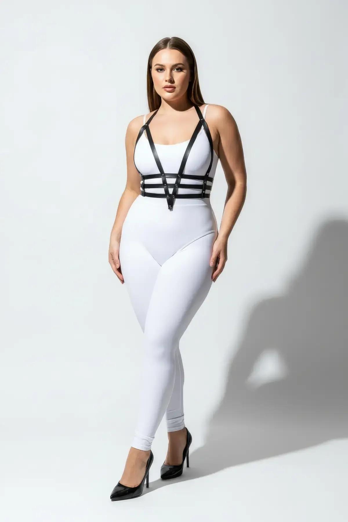 Strappy Vegan Leather Body Harness