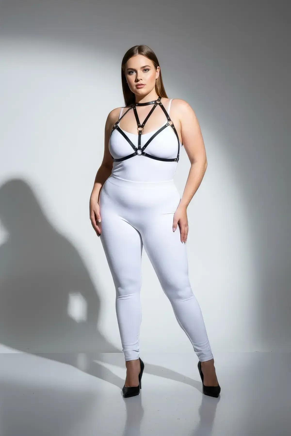 Strappy Body Harness with O-Ring Detail