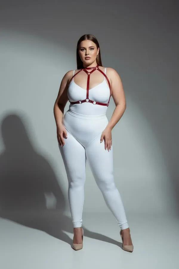 Strappy Body Harness with O-Ring Detail