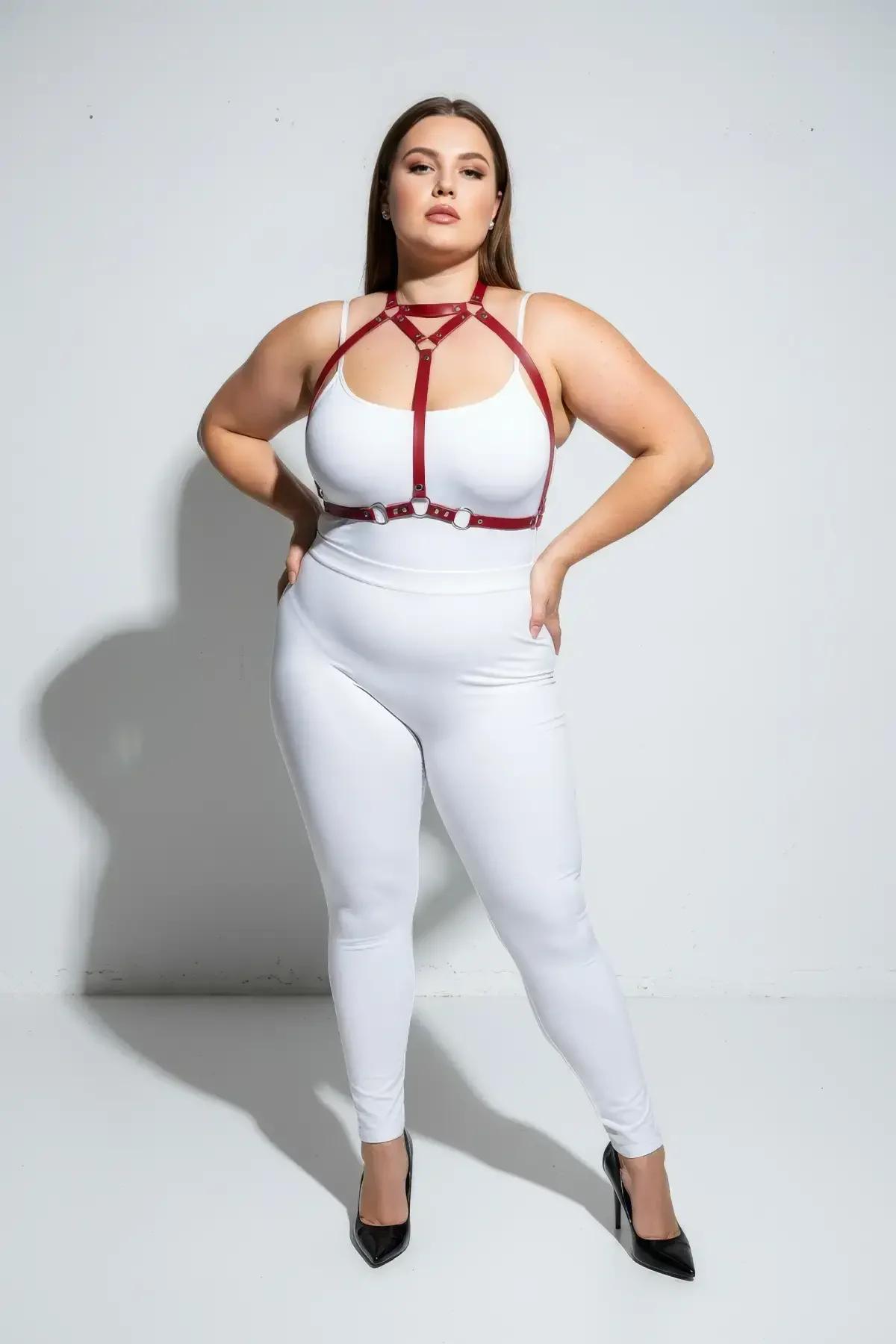 Strappy Body Harness with O-Ring Detail