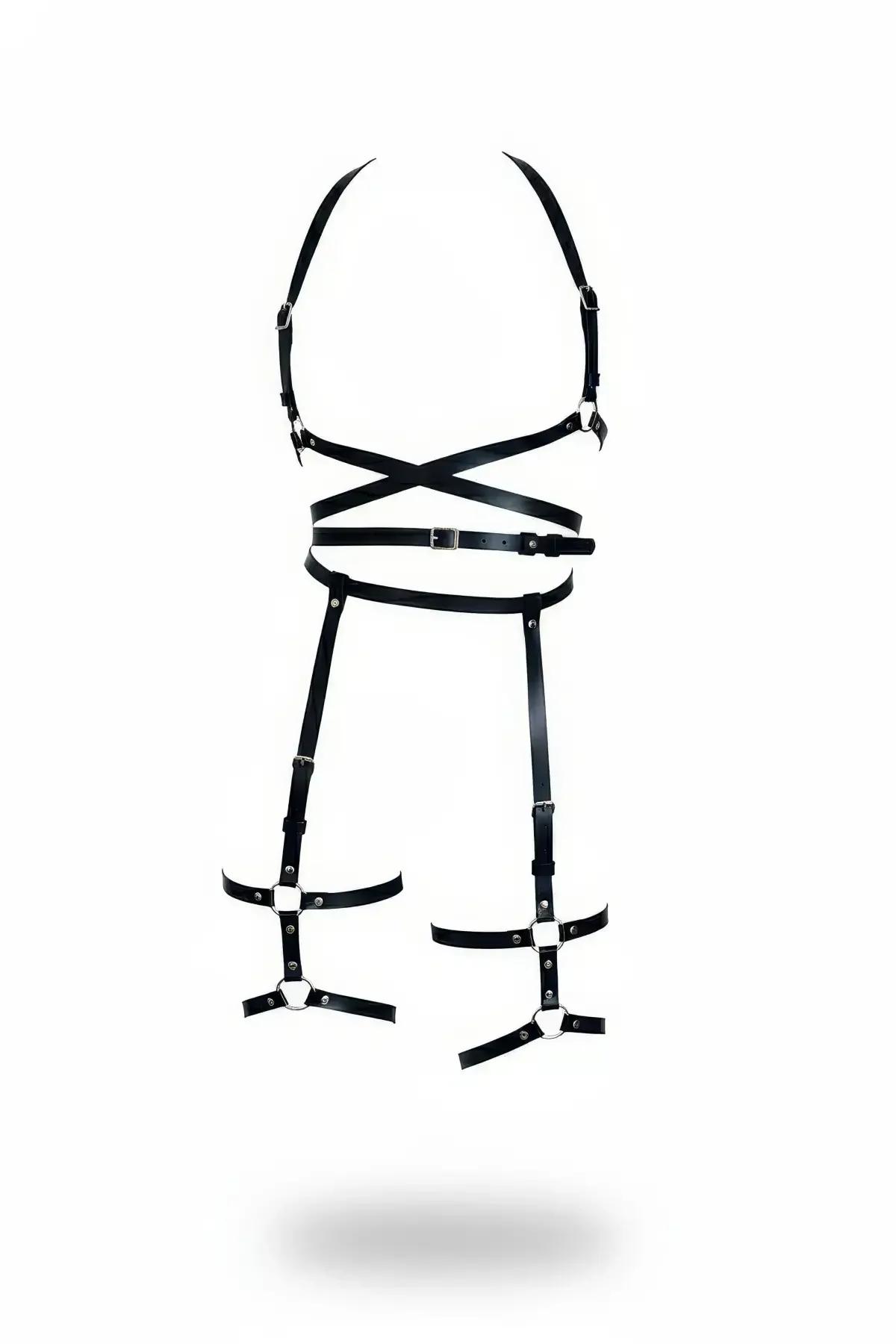 Full Body Harness with Thigh Garters