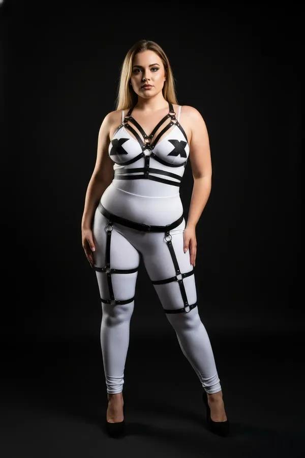 Plus Size Strappy Full Body Harness