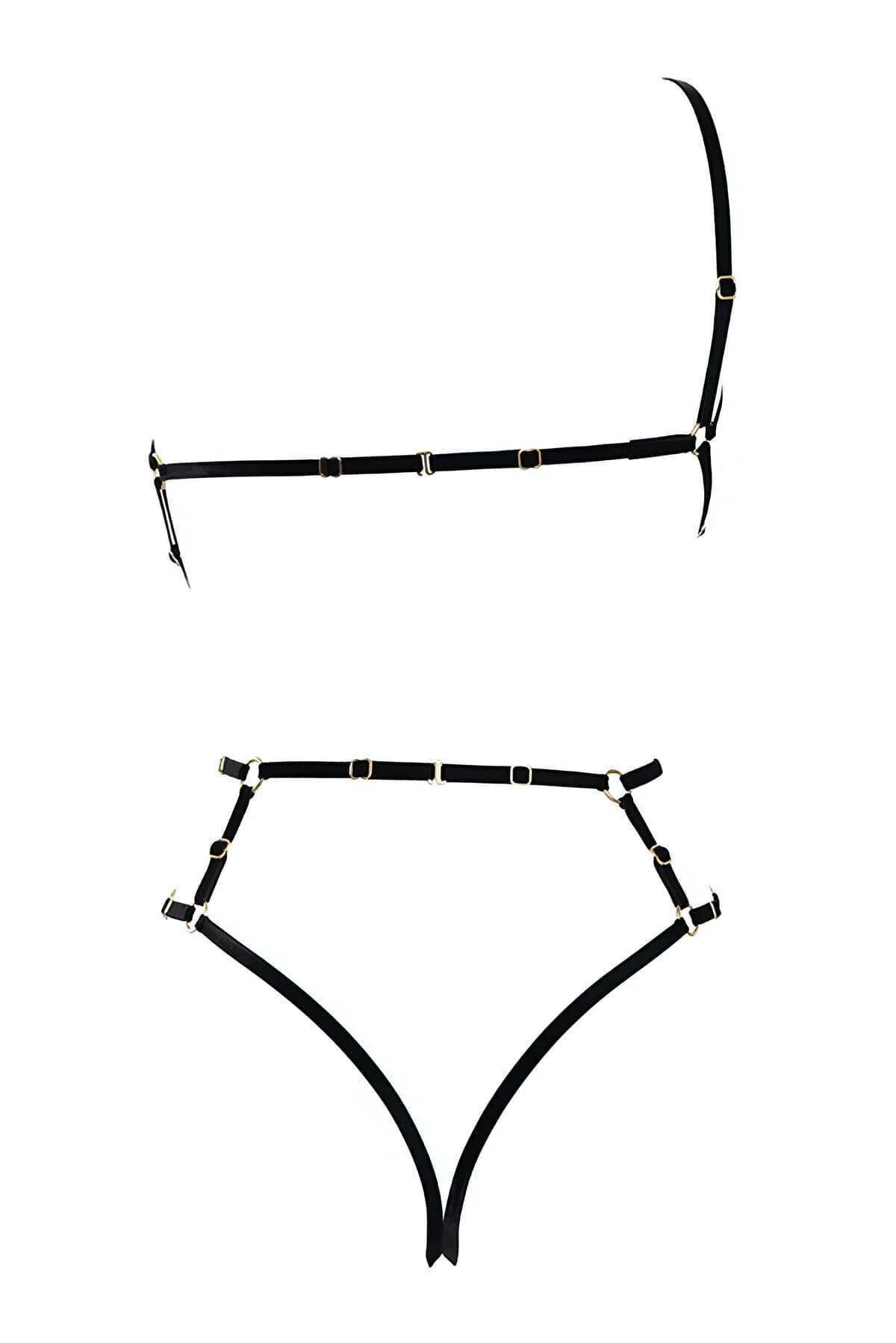 Adjustable Elastic Strap Body Harness for Women
