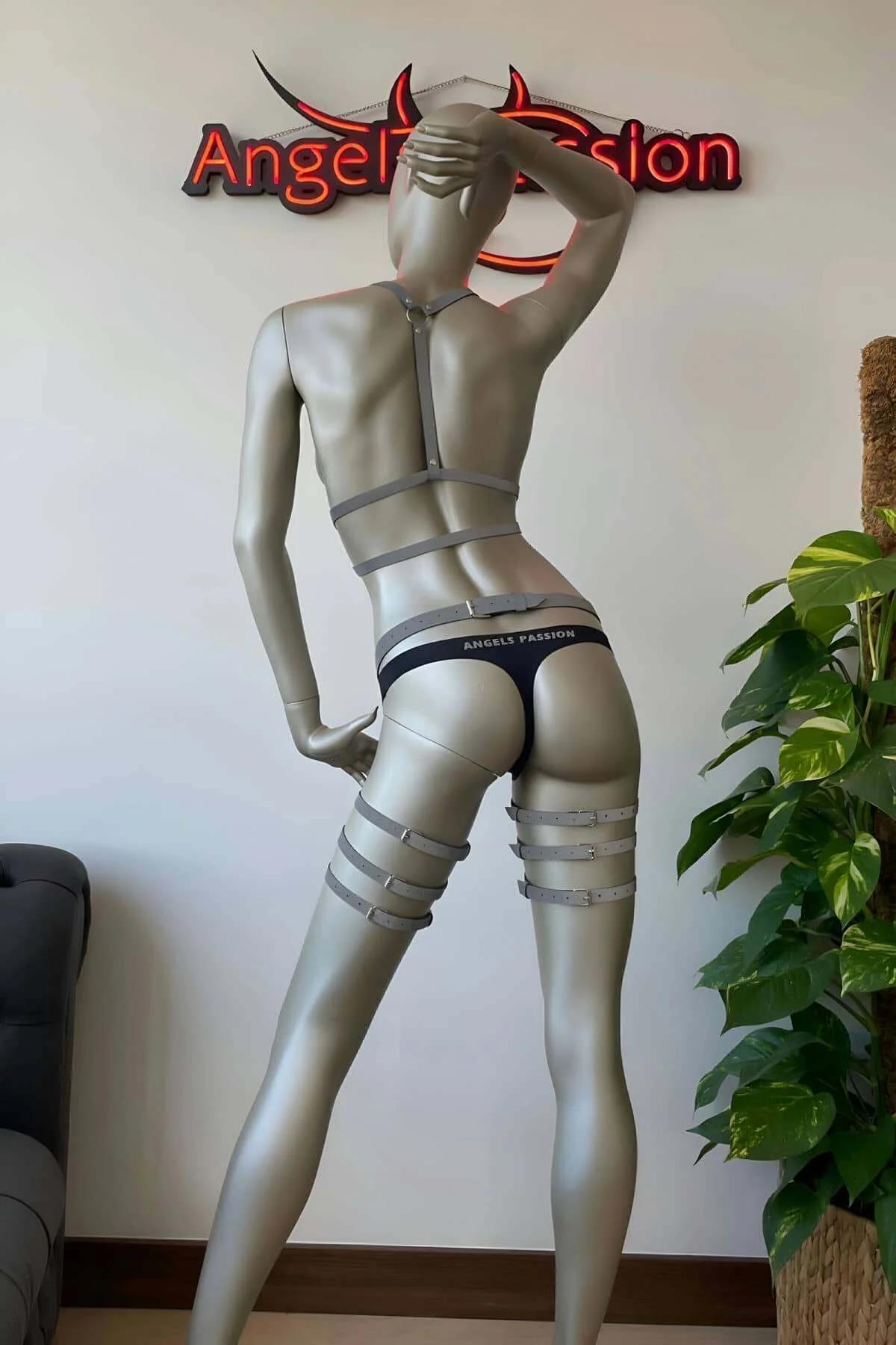 Reflective Chest & Thigh Harness Set