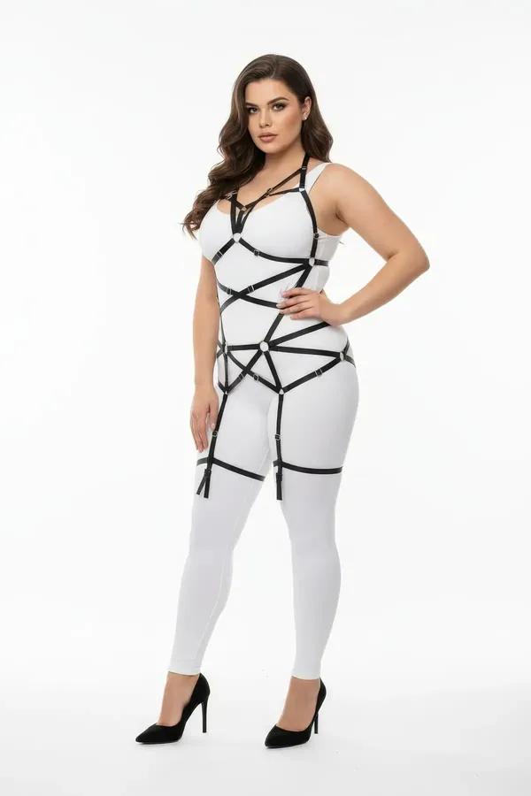 Women's Adjustable Body Harness - Full Body Strap Accessory