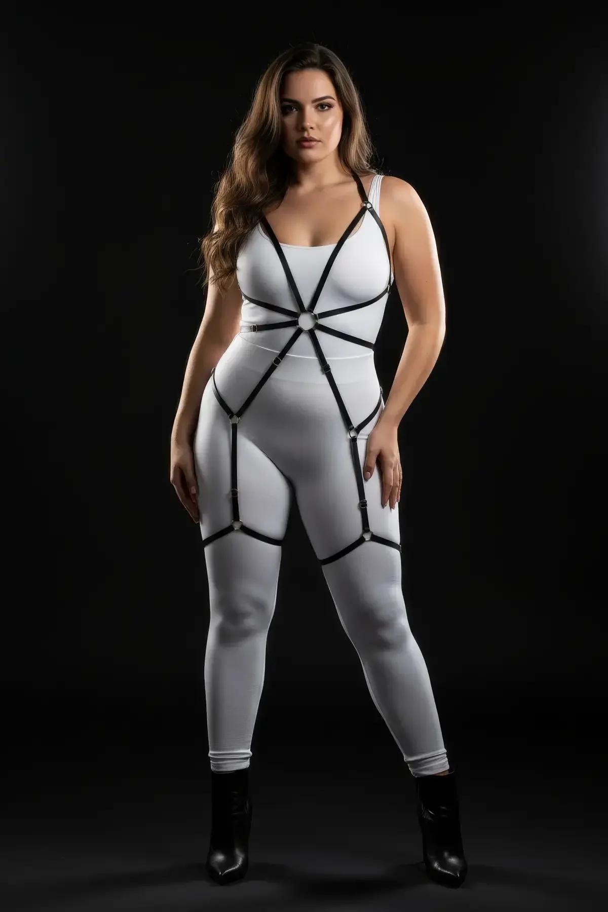 Plus Size Adjustable Body Harness Fashion Accessory