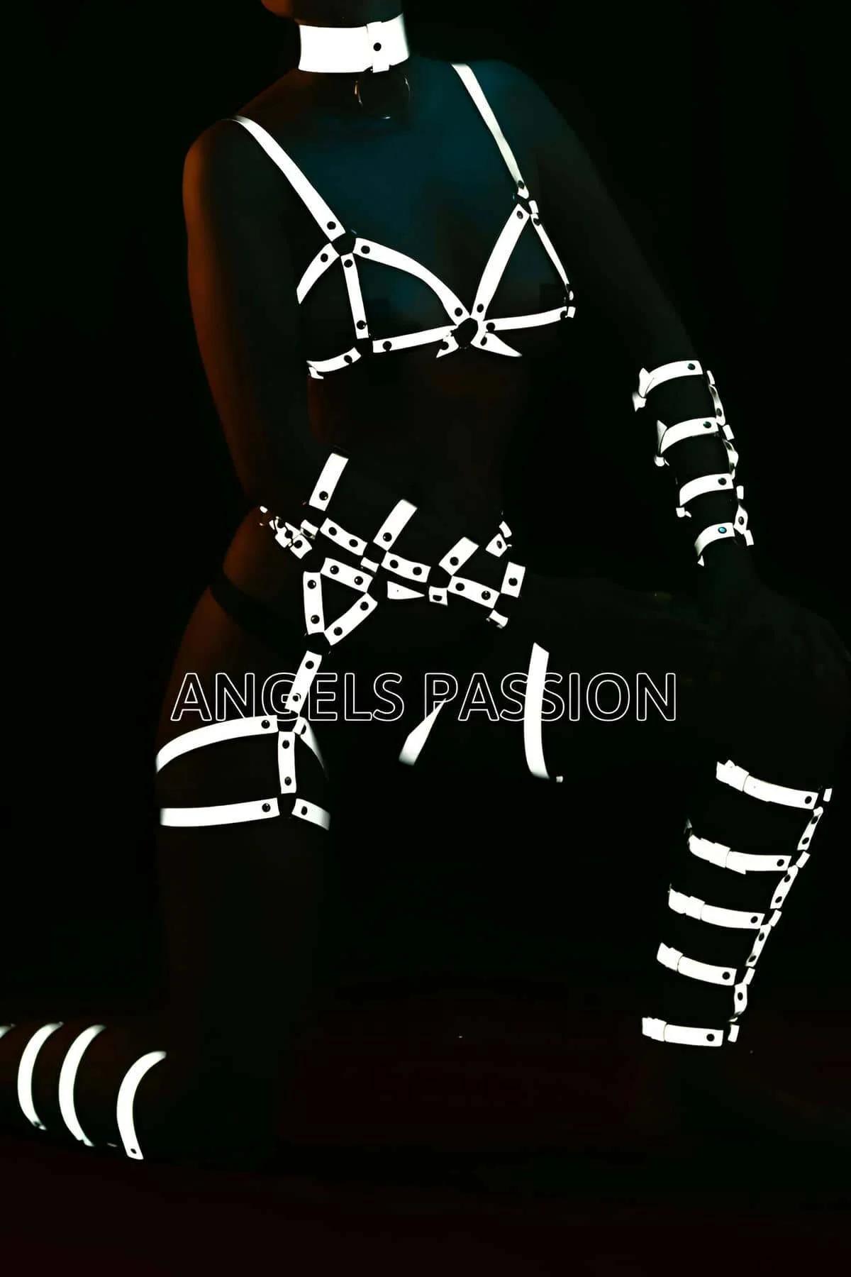 Reflective Body Harness Set – Adjustable Full Coverage