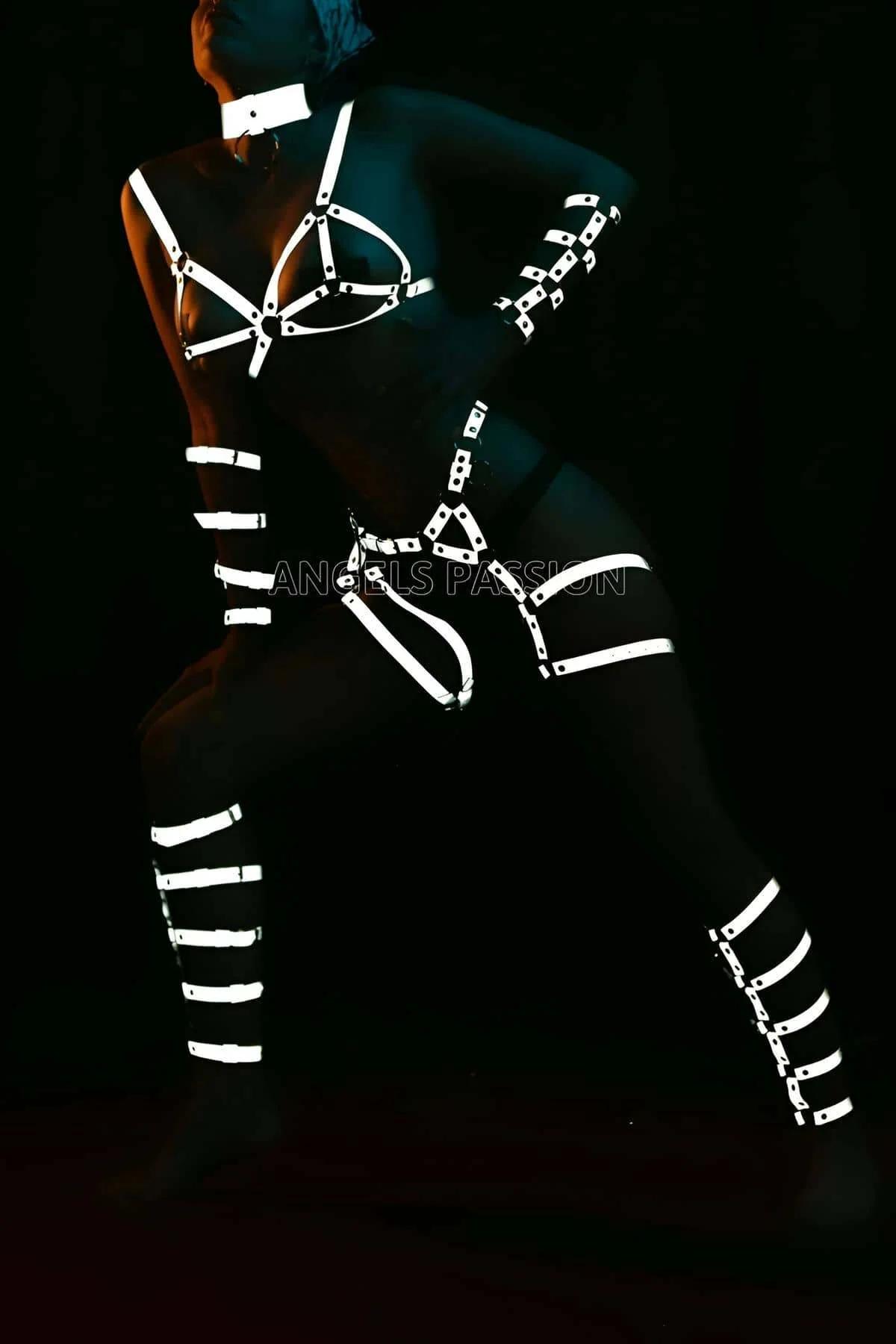 Reflective Body Harness Set – Adjustable Full Coverage