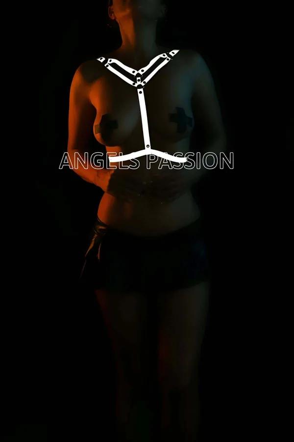 Reflective Y-Front Body Harness with Adjustable Straps