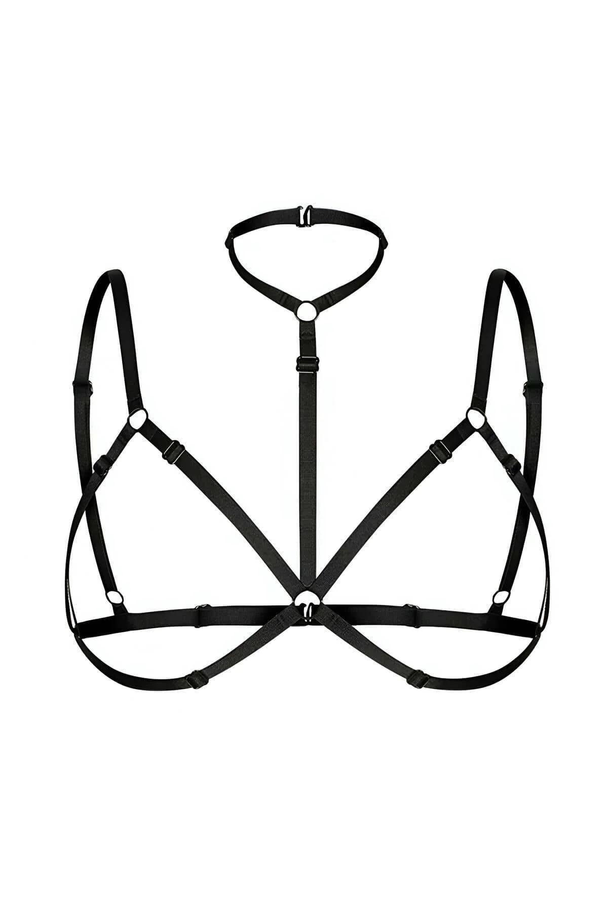 Women's Body Harness Lingerie Adjustable Strappy Top