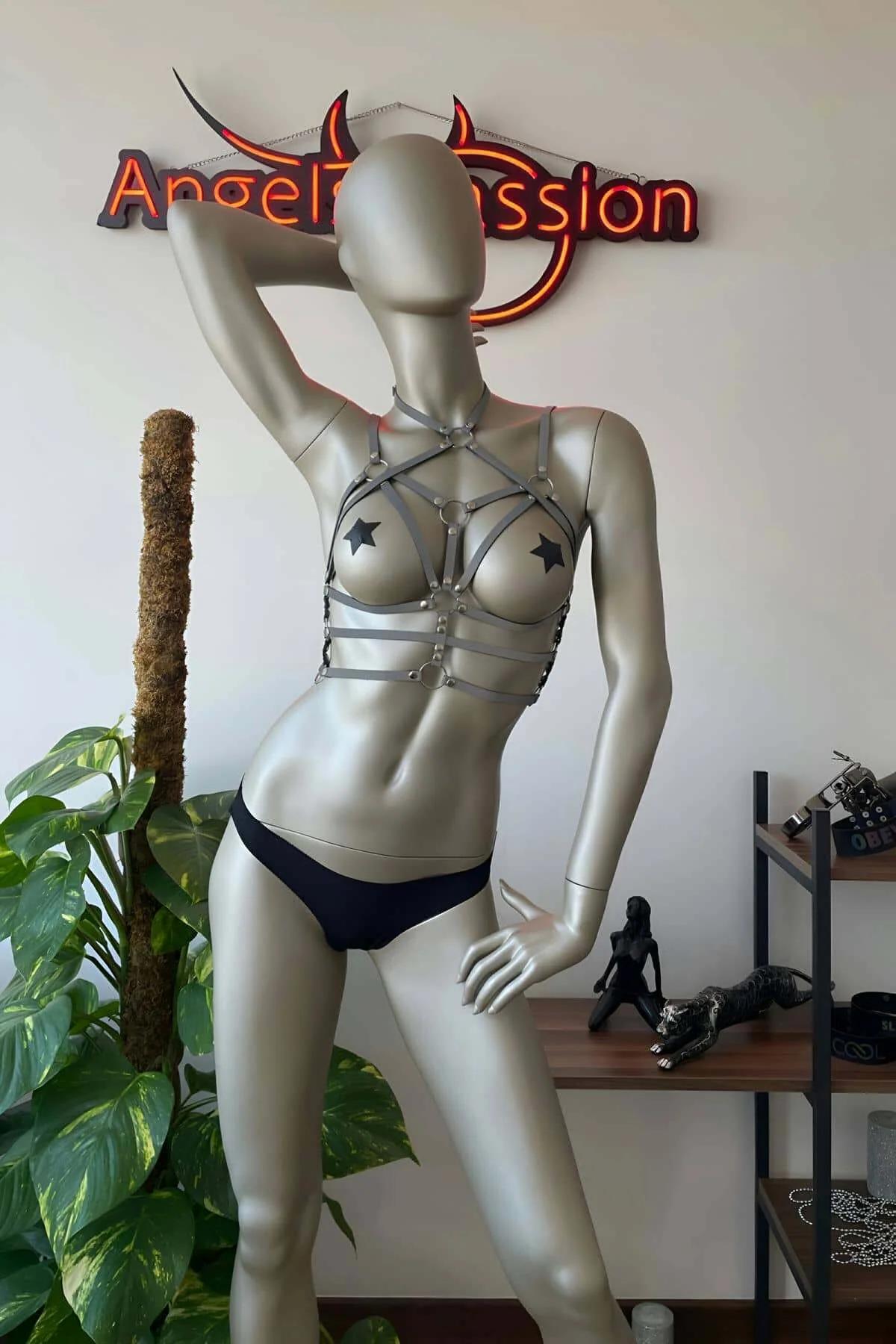 Reflective Chest Harness – Adjustable Rave Body Accessory