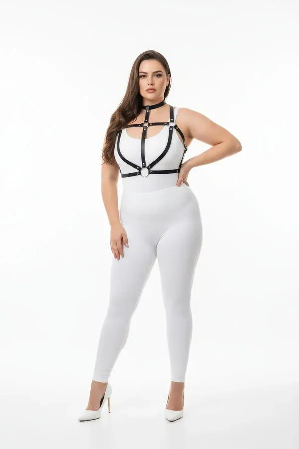 Strappy Harness with O-Ring Detail