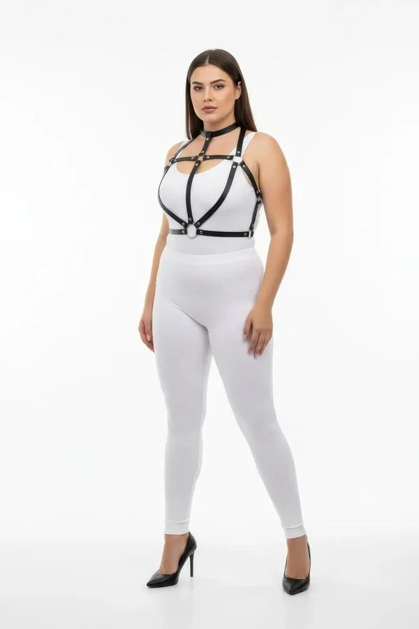 Strappy Harness with O-Ring Detail