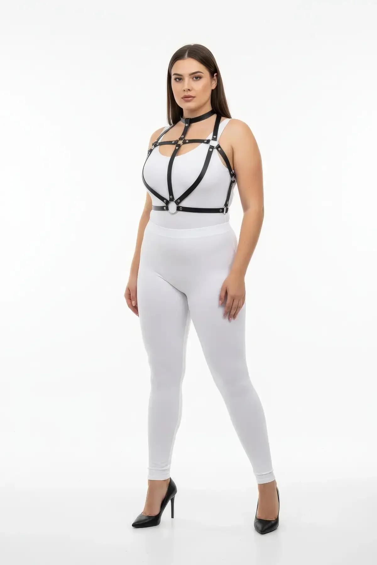 Strappy Harness with O-Ring Detail