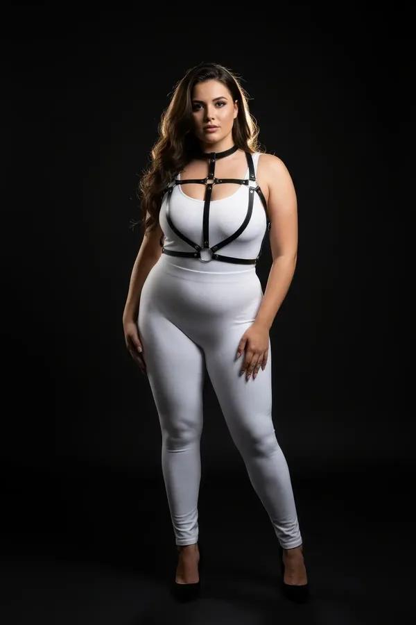 Strappy Harness with O-Ring Detail