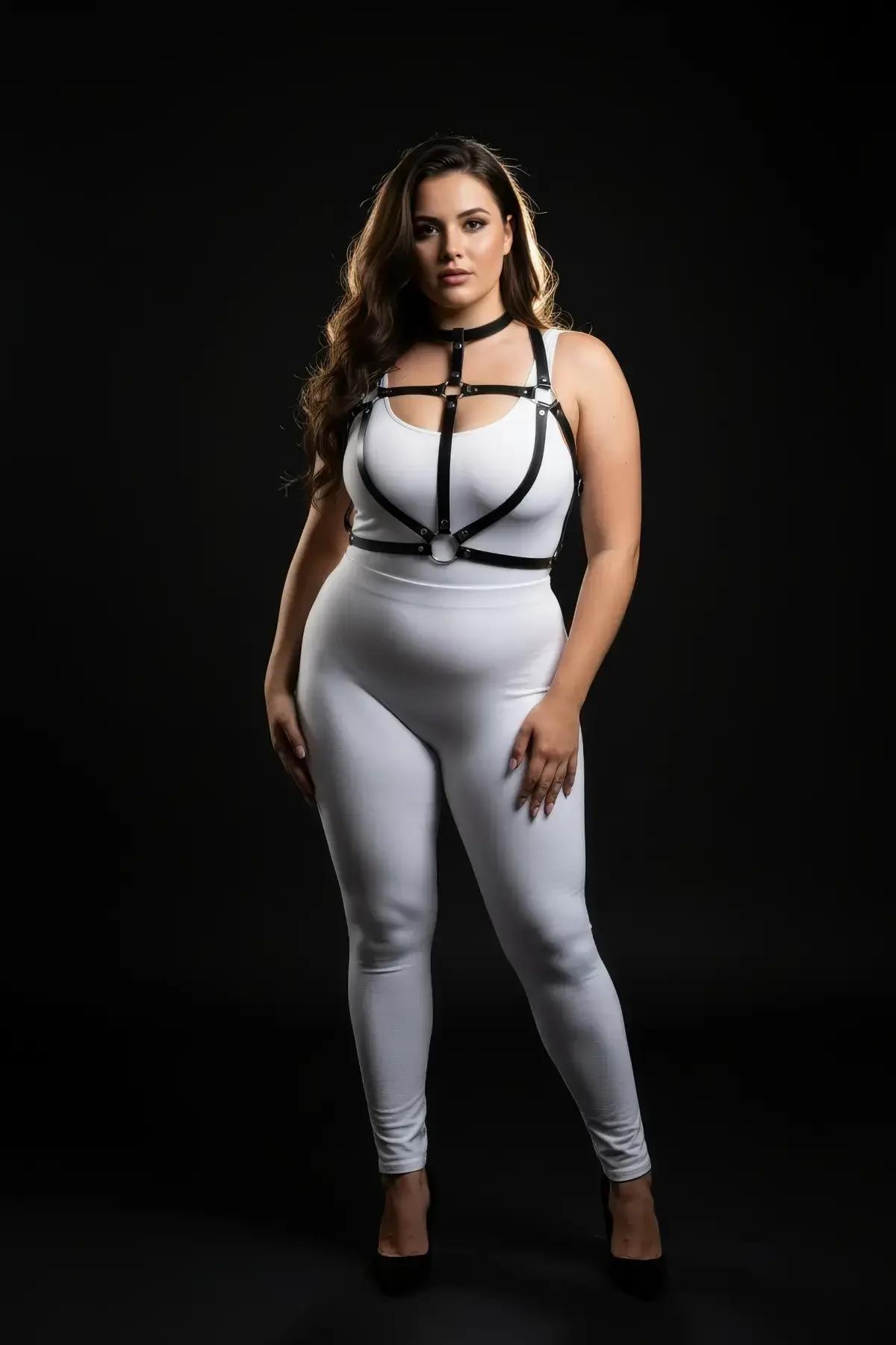 Strappy Harness with O-Ring Detail