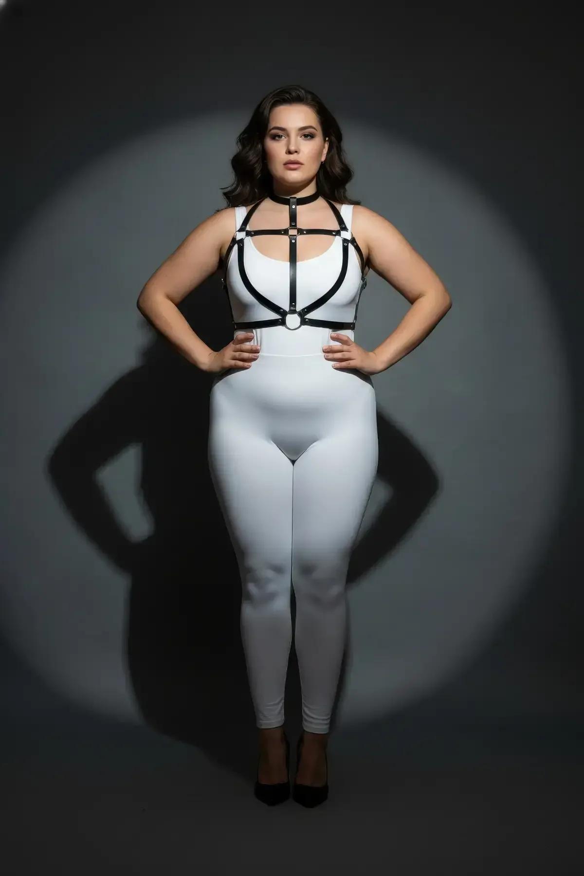 Strappy Harness with O-Ring Detail