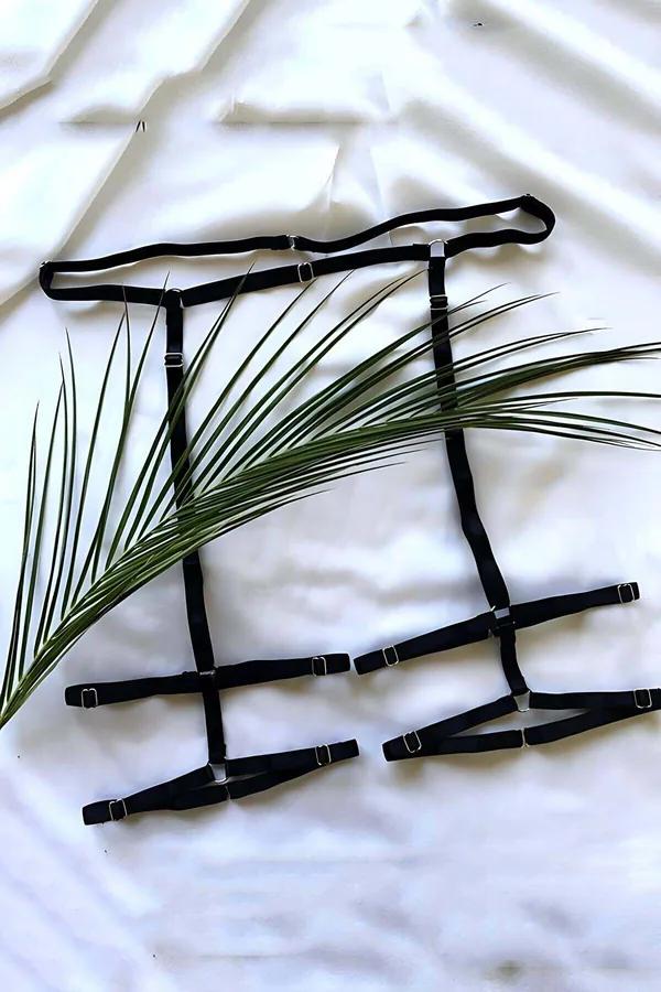 Adjustable Leg Garter Harness for Skirts & Shorts
