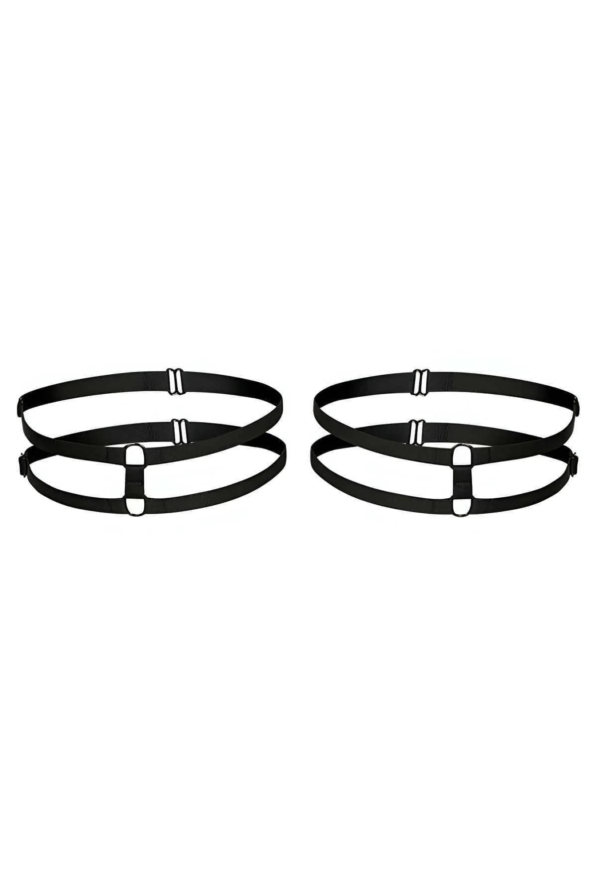 Adjustable Garter Harness Set - Chic Lingerie Bodywear