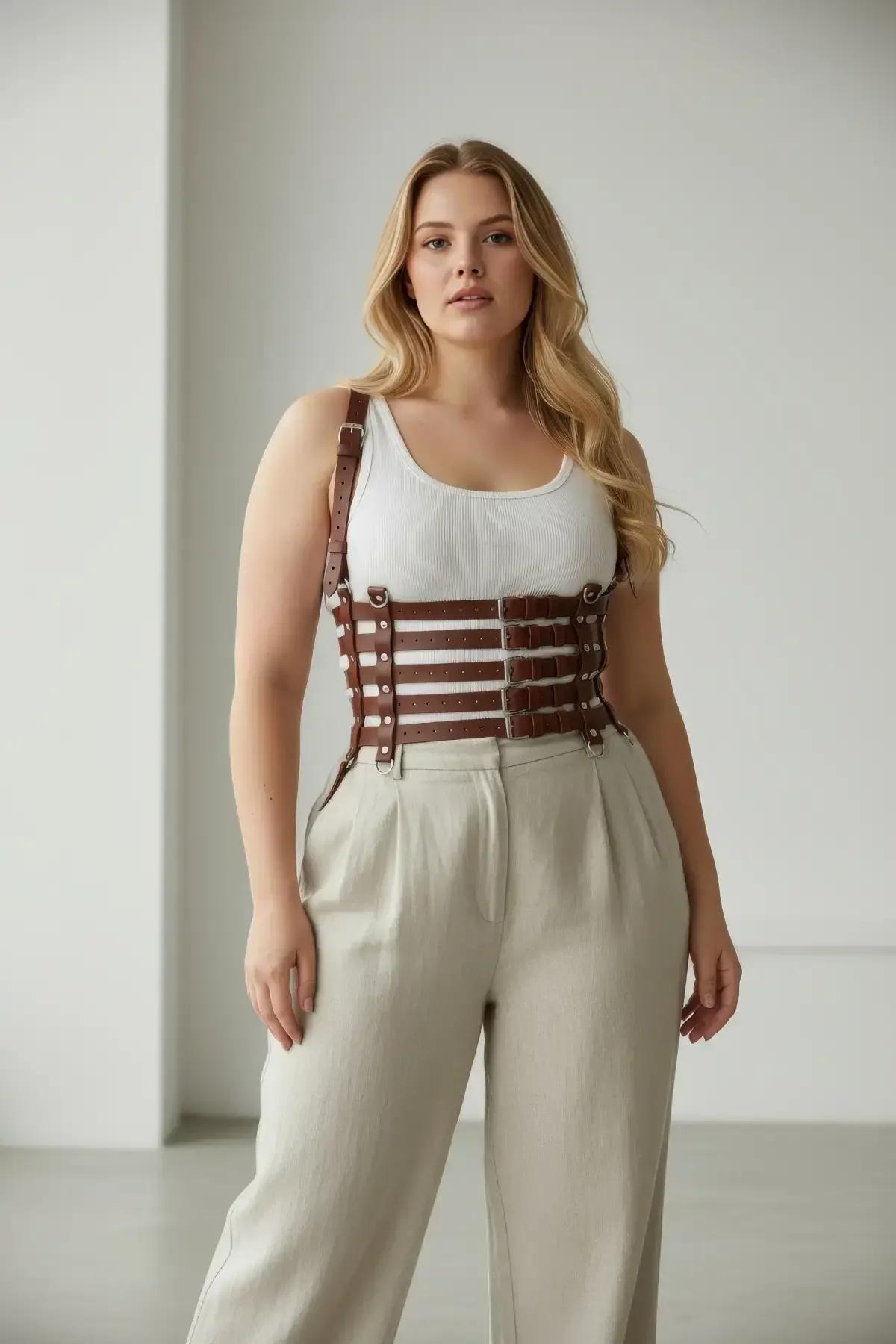 Multi-Strap Underbust Harness Corset Top