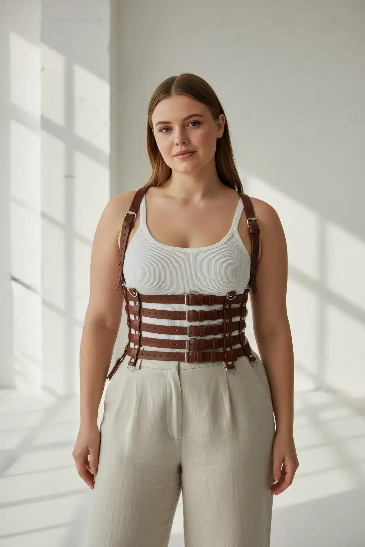 Multi-Strap Underbust Harness Corset Top