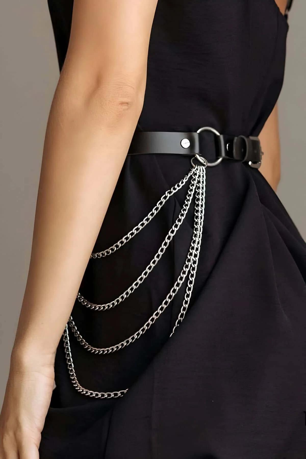 Women's Chain Belt Adjustable Fashion Waist Harness