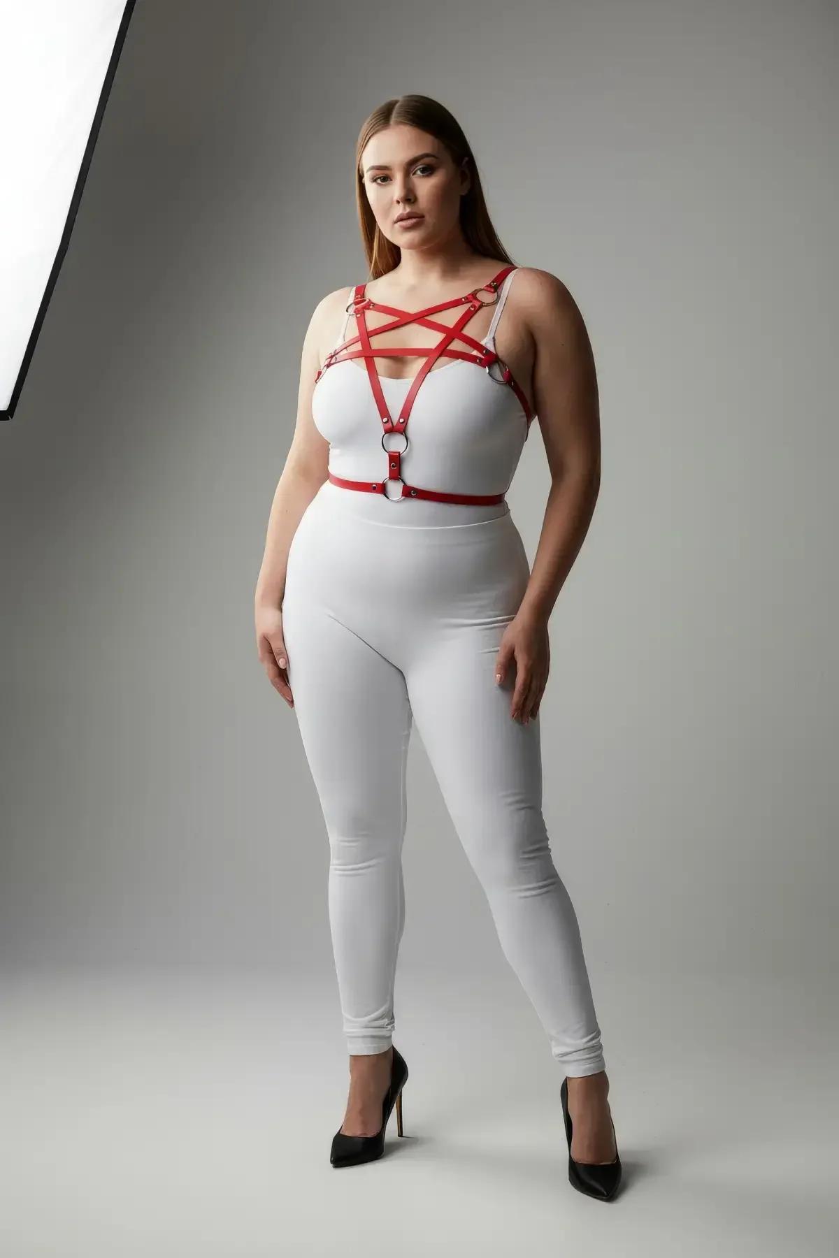 Red Starburst Body Harness